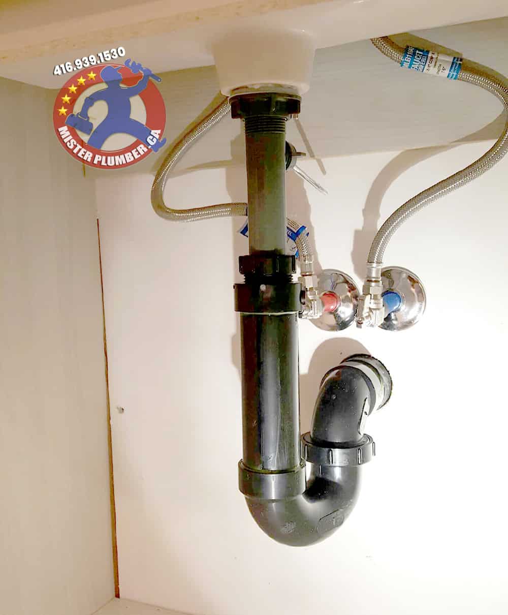 P Trap Installation Under Bathroom Sink Mister Plumber